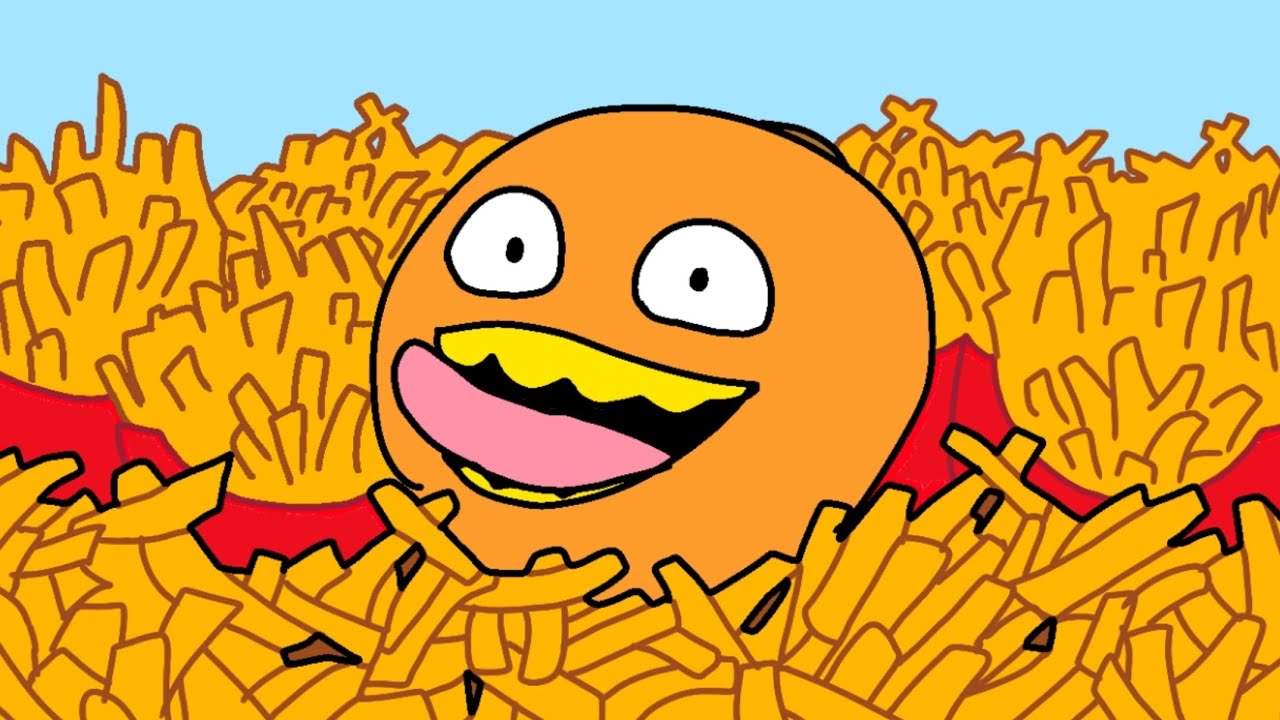 Annoying Orange - Fry-day Animation this is gonna be the first one i think
