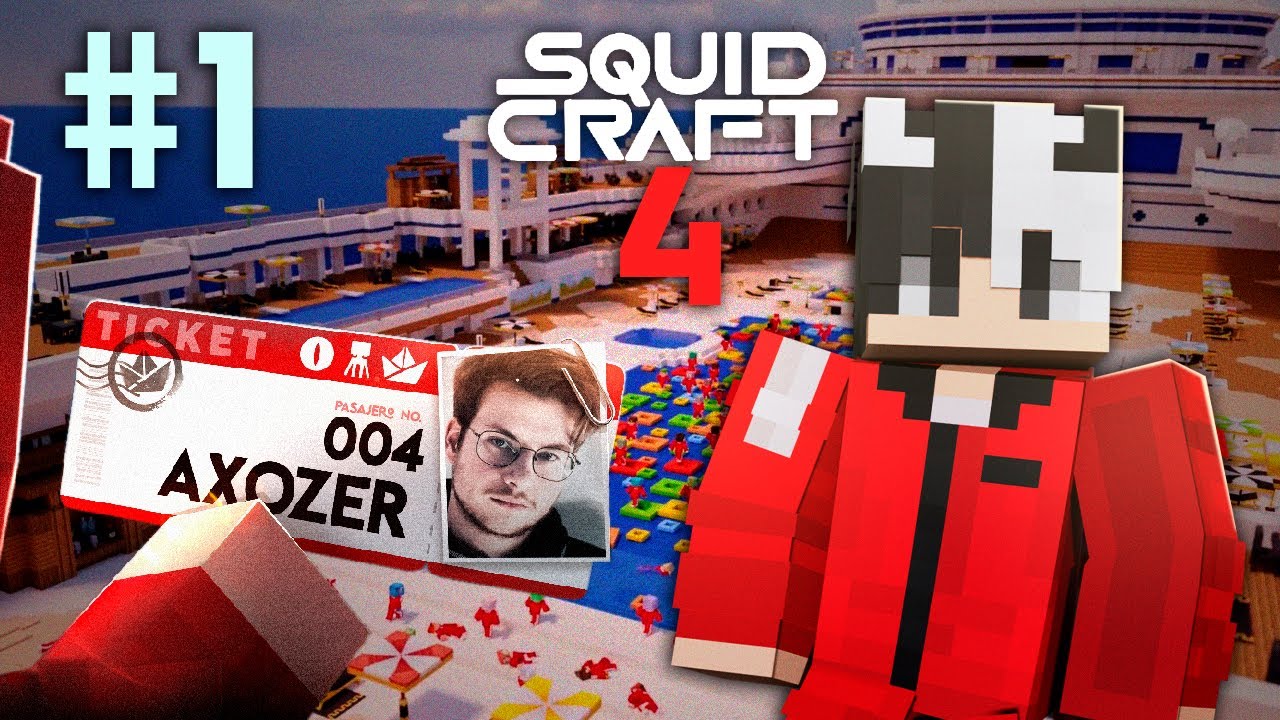 &iexcl;SOBREVIVIMOS EL PRIMER D&Iacute;A! | SQUID CRAFT GAMES 4 - D&Iacute;A 1