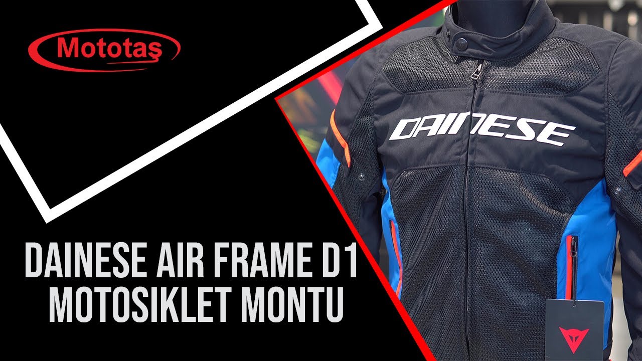 Dainese Air Frame D1 Yazlık Fileli Motosiklet Mont İncelemesi