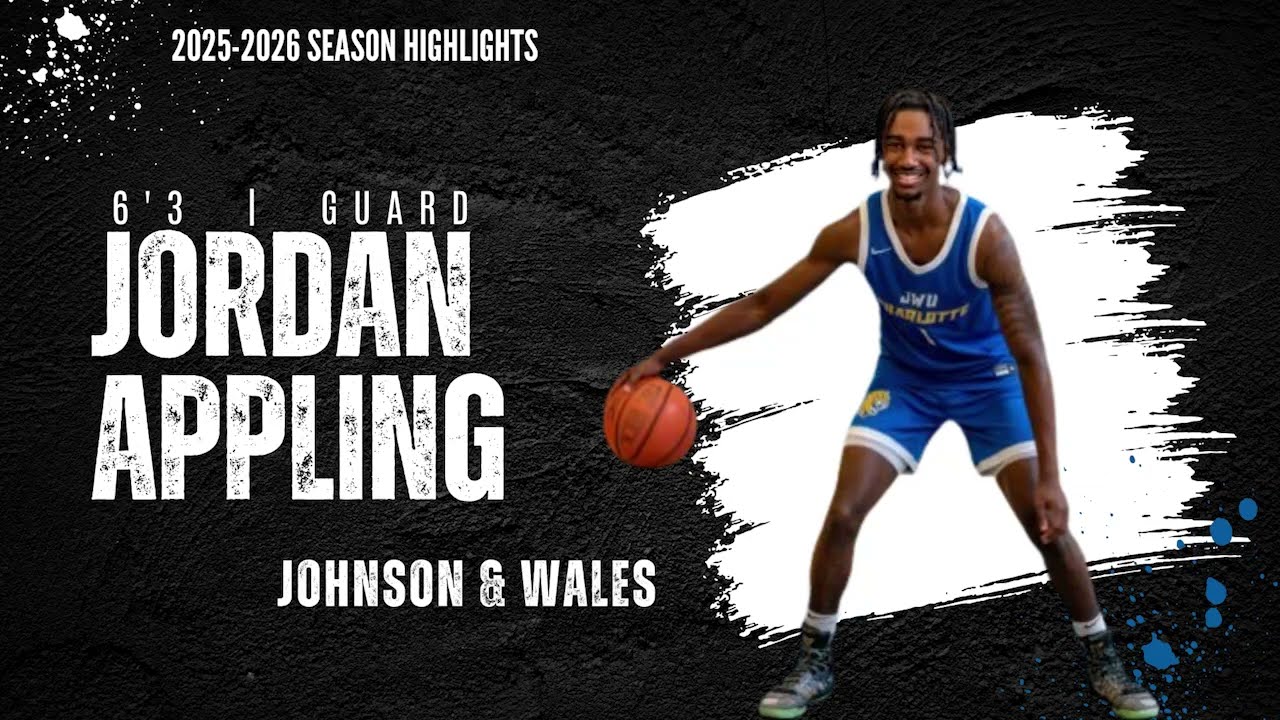 Jordan Appling 6'3 Guard (Johnson & Wales)