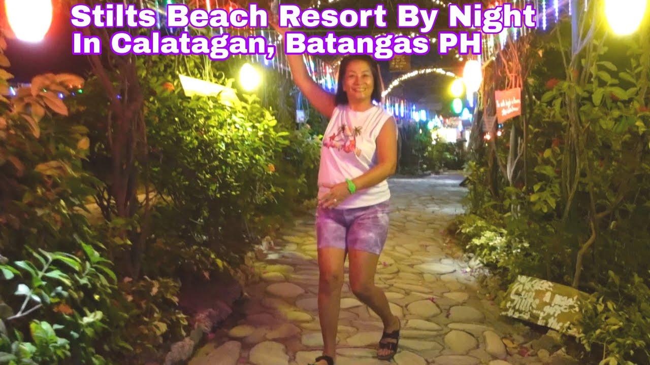 Stilts Beach Resort BY NIGHT In Calatagan, Batangas PH