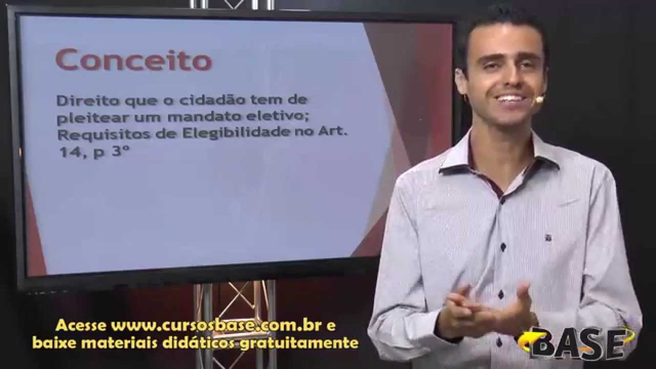 P&iacute;lulas de Direito Eleitoral 3 com Professor Bruno Oliveira