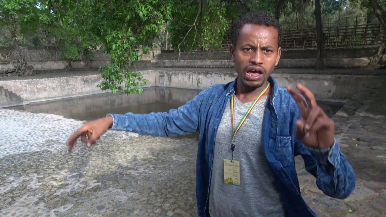 Emperor Fasilides Bath or Swimming Pool in Gondar - Ethiopia May 2017
