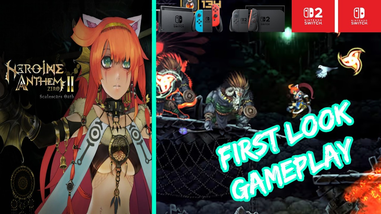 Heroine Anthem Zero 2: Scalescars Oath &ndash; Nintendo Switch / Switch 2 Gameplay