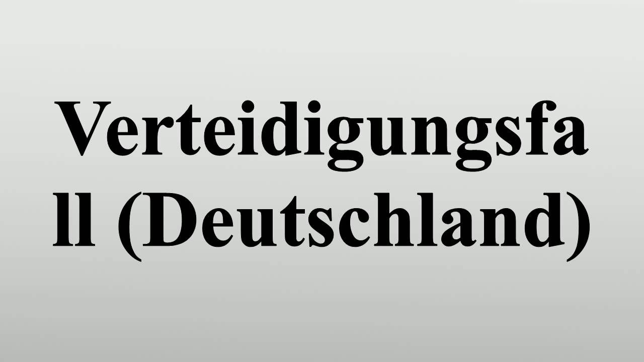 Verteidigungsfall (Deutschland)