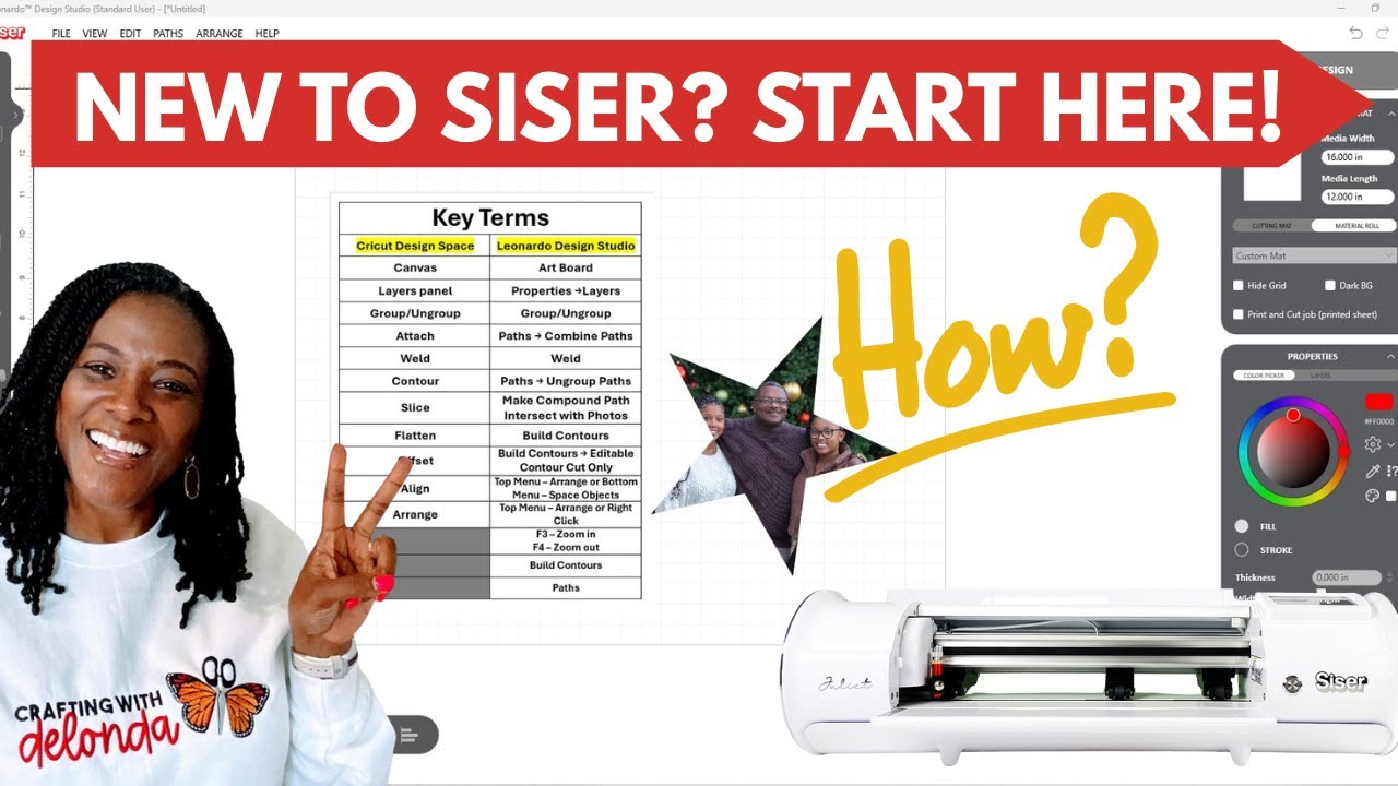 New to Siser? Learn Leonardo Design Studio with Me(Cricut Comparison Tutorial) #leonardodesignstudio