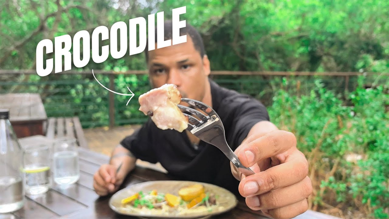 First time Tasting CROCODILE in Cape Town