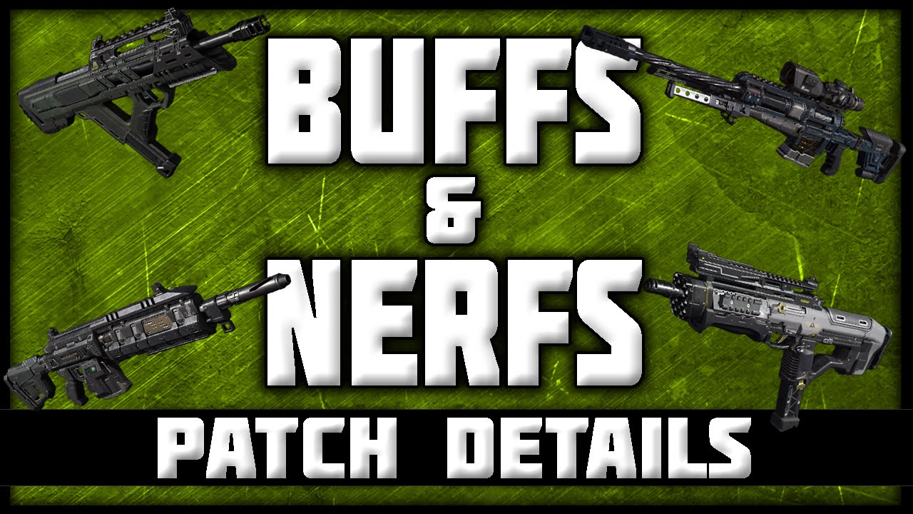 Gun Buff & Nerf Details with Hard Stats! (Black Ops 3 Patch Stats)