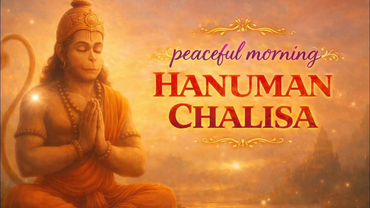 🕉️Hanuman Chalisa | Calm & Peaceful Version | Meditation Music | Lord Hanuman Bhajan🙏