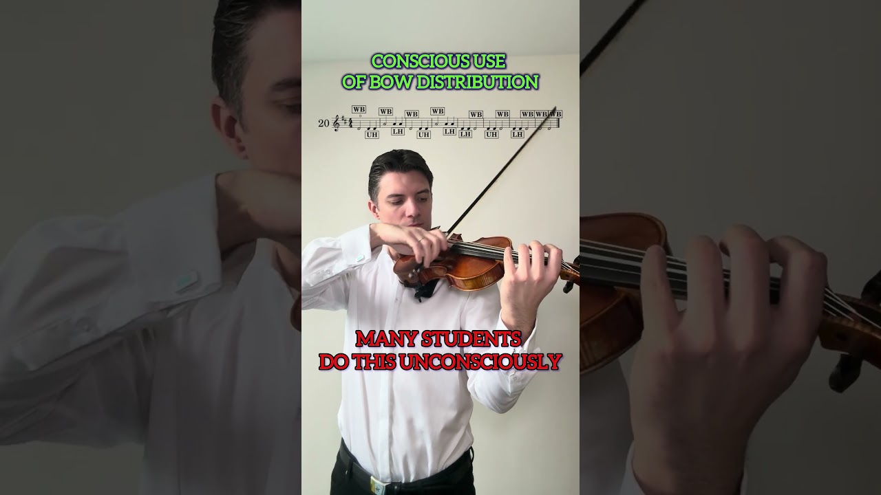 Most Violinists Waste Bow Without Realizing 🎻 #violin #violinist