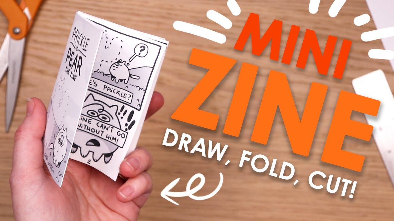 EASY ONE-PAGE COMICS | Making My FIRST Zine