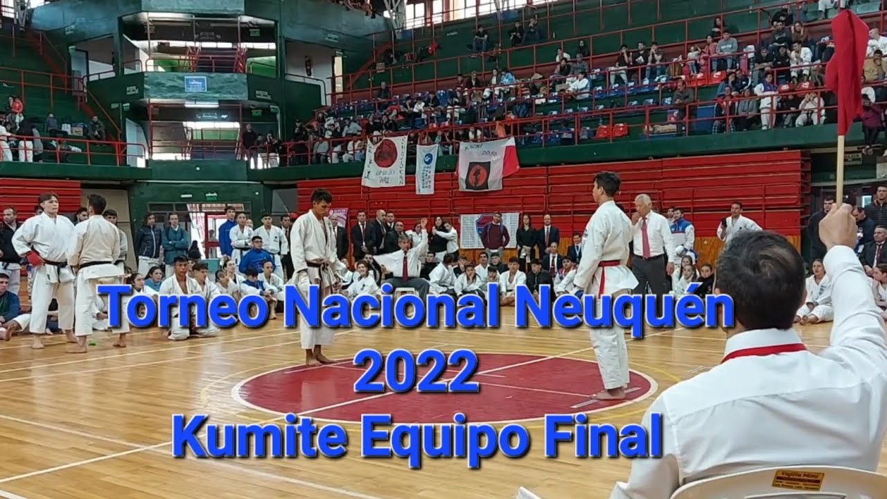 Torneo Nacional Neuquén 2022 Kumite Equipo Final - Capital Fed. - Chaco