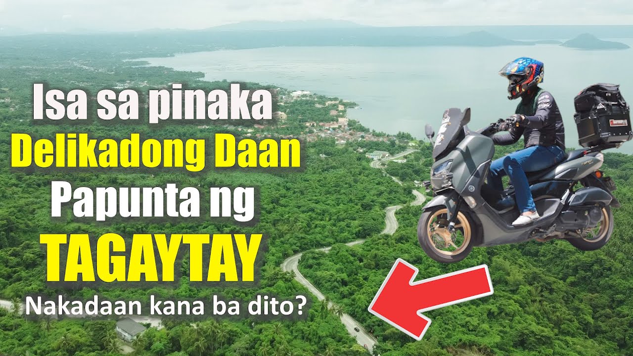 LIGAYA DRIVE ( SUNGAY ROAD) TALISAY BATANGAS ISA SA DELIKADONG DAAN PAPUNTANG TAGAYTAY