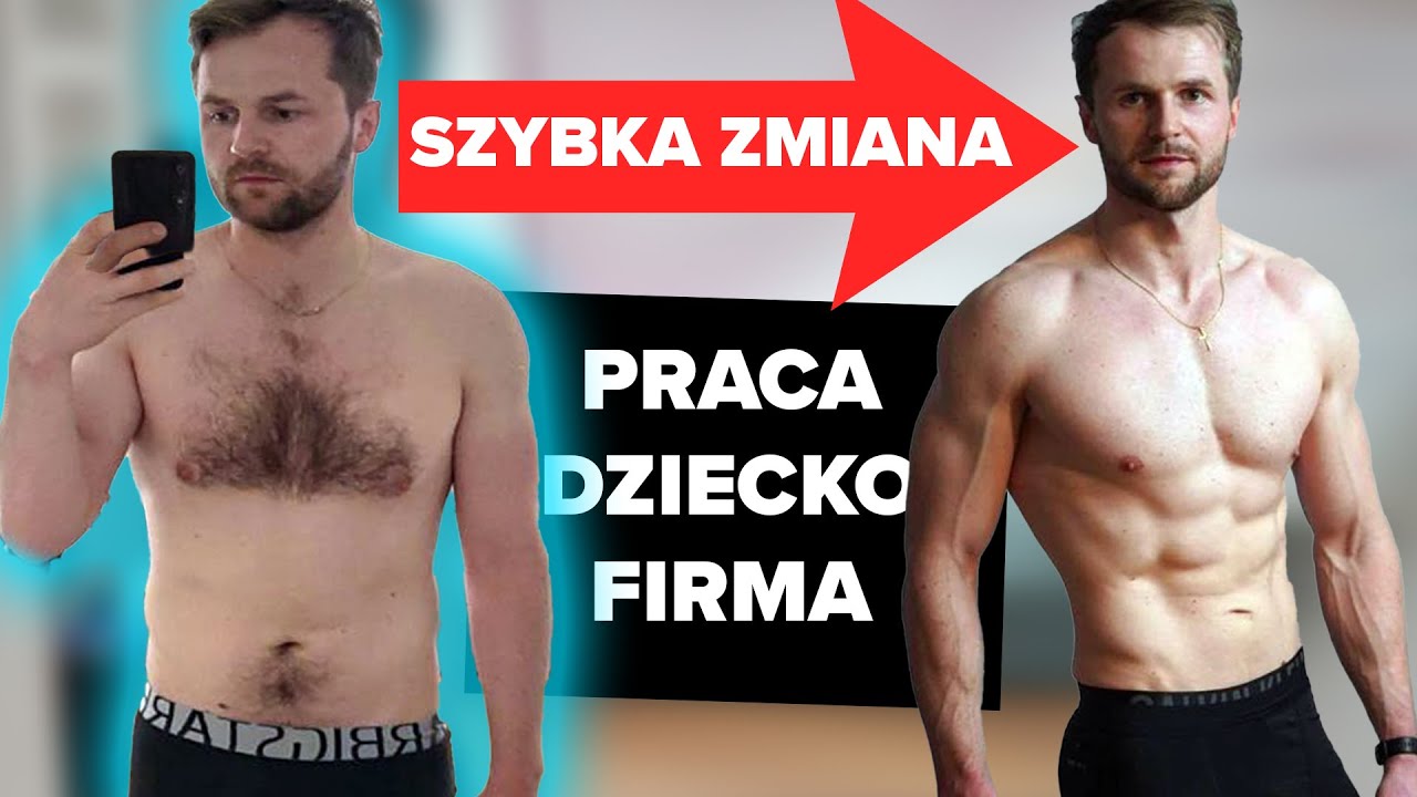 Spalił tłuszcz i zbudował mięśnie PRZEMIANA widza  *Zobacz JAK*