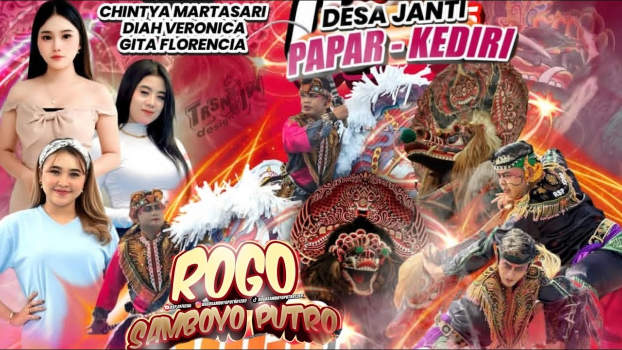 Jaranan ROGO SAMBOYO PUTRO Seni Kuda Lumping❗Live Janti Papar Kediri