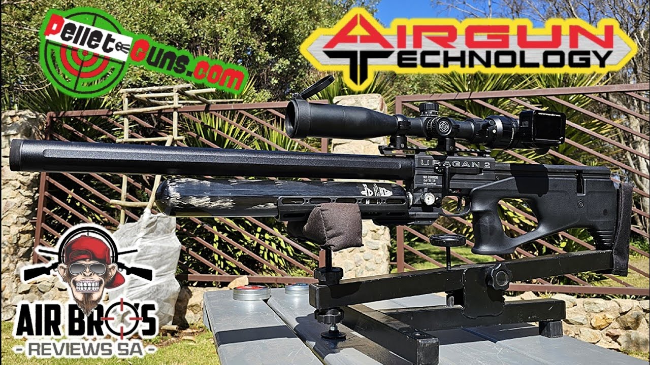 Uragan 2 PCP Air Rifle Black Synthetic Stock 700mm Barrel Dirty 30