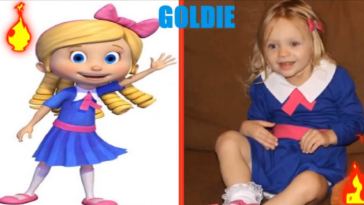 Goldie & Bear In Real Life Characters