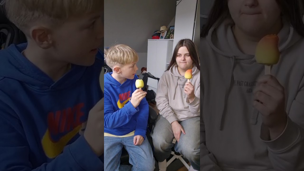 Frozen dessert taste-test mit meiner Cousine #einfachnurcrazy #abonnieren #tastetest #follow #funny