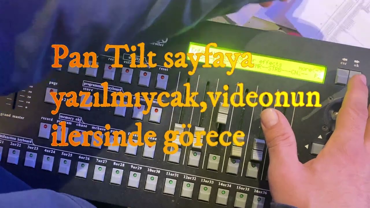 PİLOT 2000 IŞIK KONTROL MASASI DETAYLI ANLATIM
