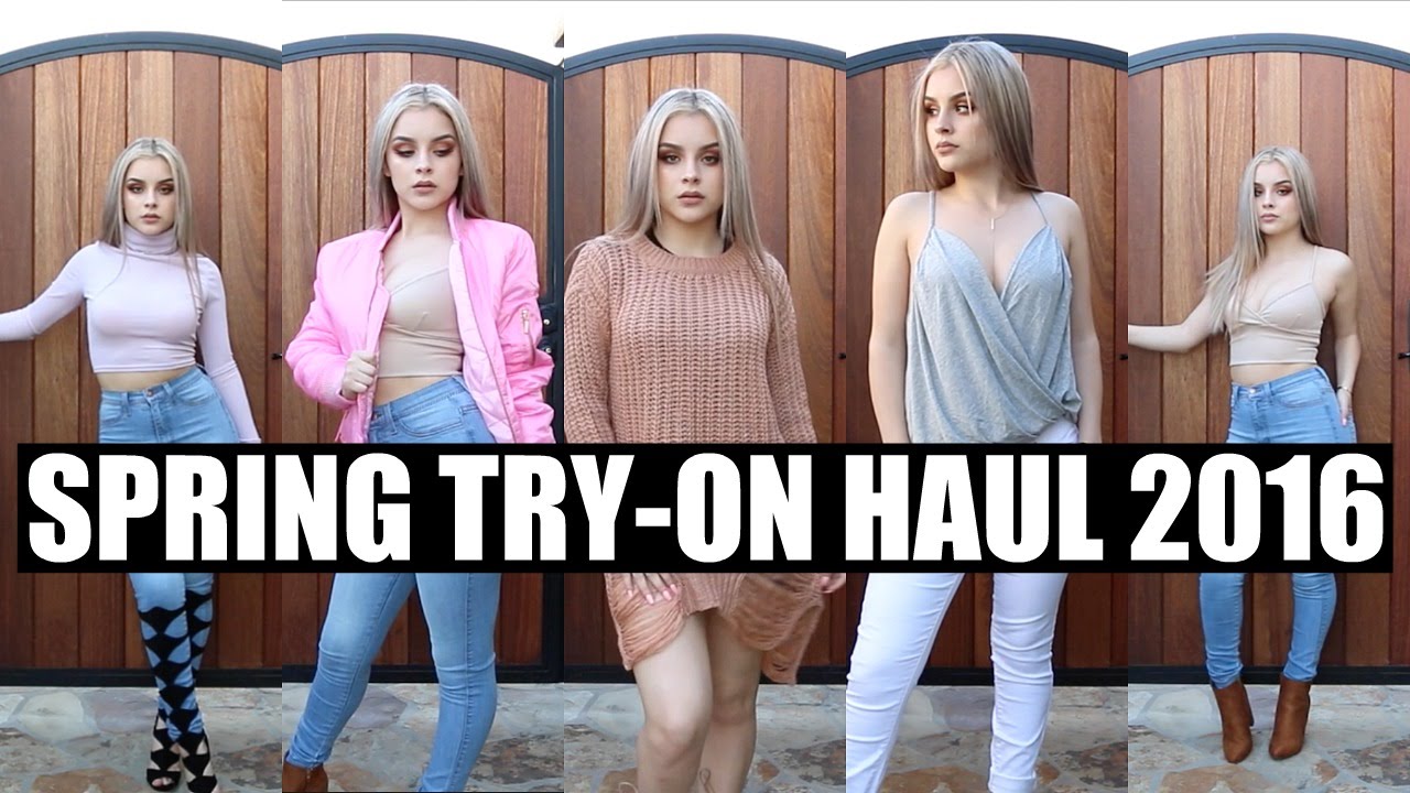 Spring Try-On Haul ft. Boohoo, Windsor, Lookbookstore | Aidette Cancino