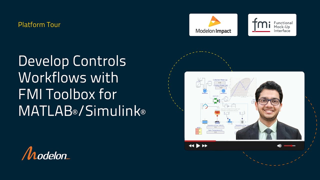 Develop Controls Workflows with FMI Toolbox for MATLAB/Simulink