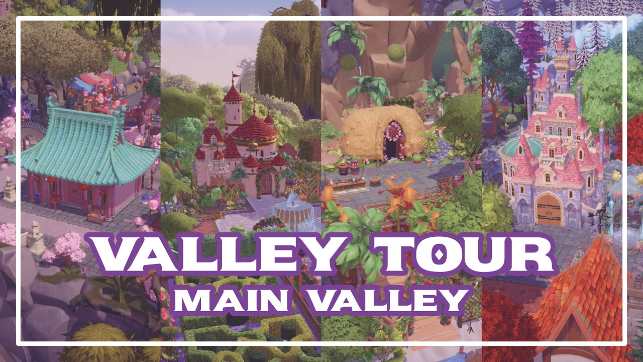VALLEY TOUR 2025 🧡 découvrez mon incroyable vallée dans disney dreamlight valley ✨