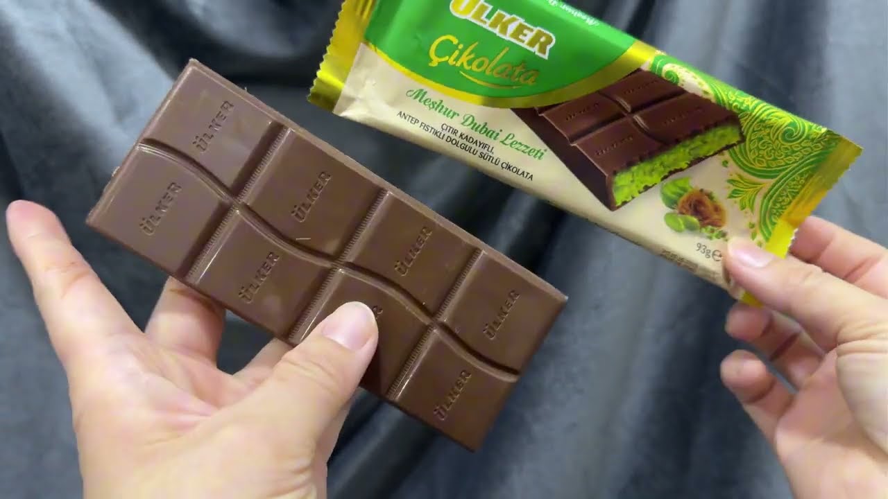 😍🍫 Тот самый дубайский шоколад от Ülker! Нежный, молочный, с хрустящей текстурой