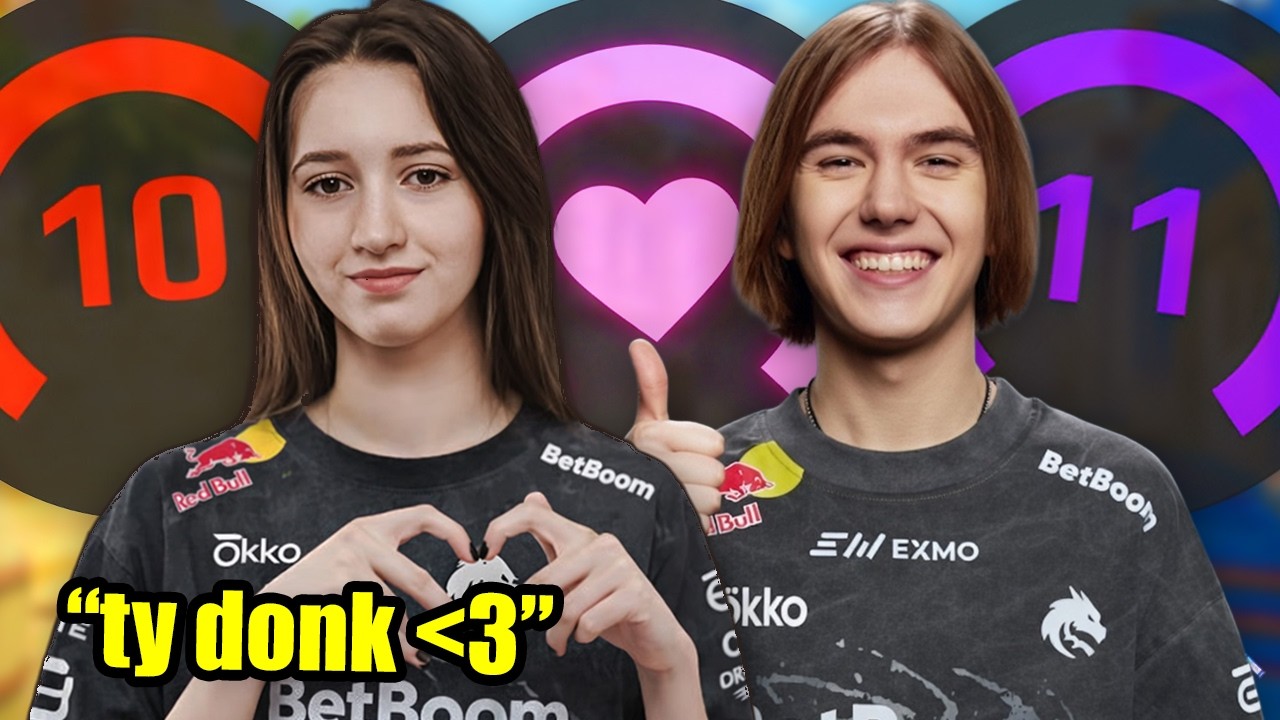 DONK DESTROYS PRO PLAYERS FOR HIS GIRLFRIEND @ LEVEL 10 FACEIT!?