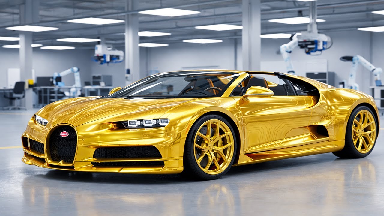 Building the Bugatti Mistral Roadster: 24k Gold Exposed Engine & Weather Resistance