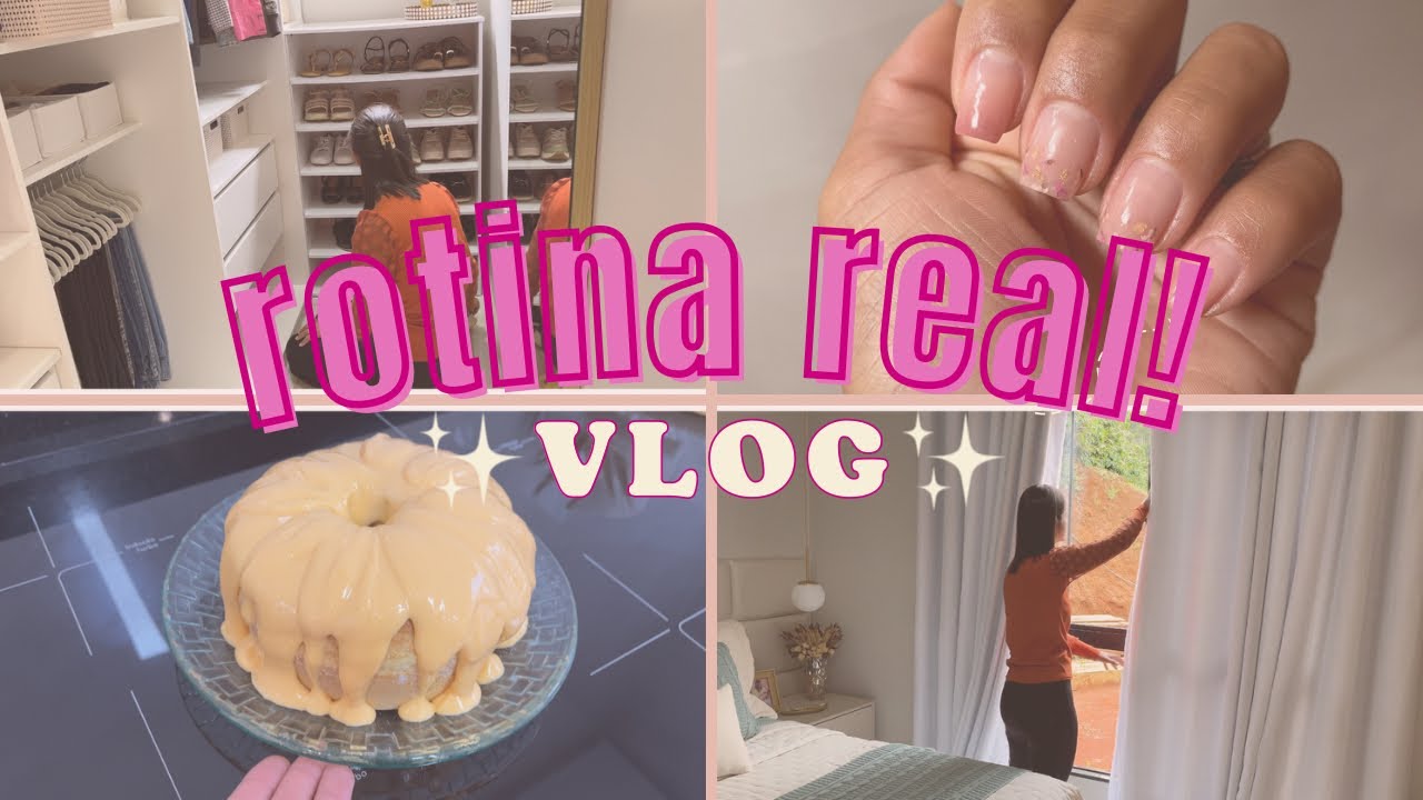 ROTINA DE UM DIA TRANQUILO/ ORGANIZEI O CLOSET/FIZ BOLO DE LARANJA✨
