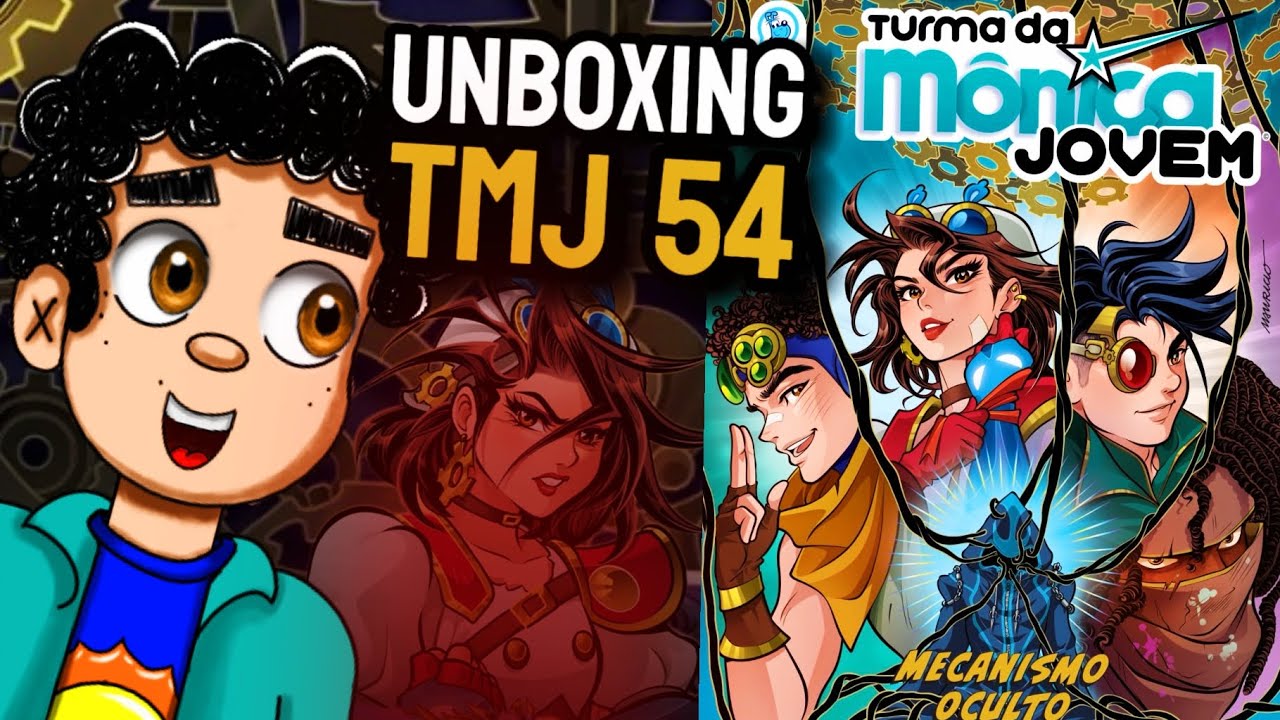 Unboxing Turma da Monica Jovem 54 - MECANISMO SECRETO