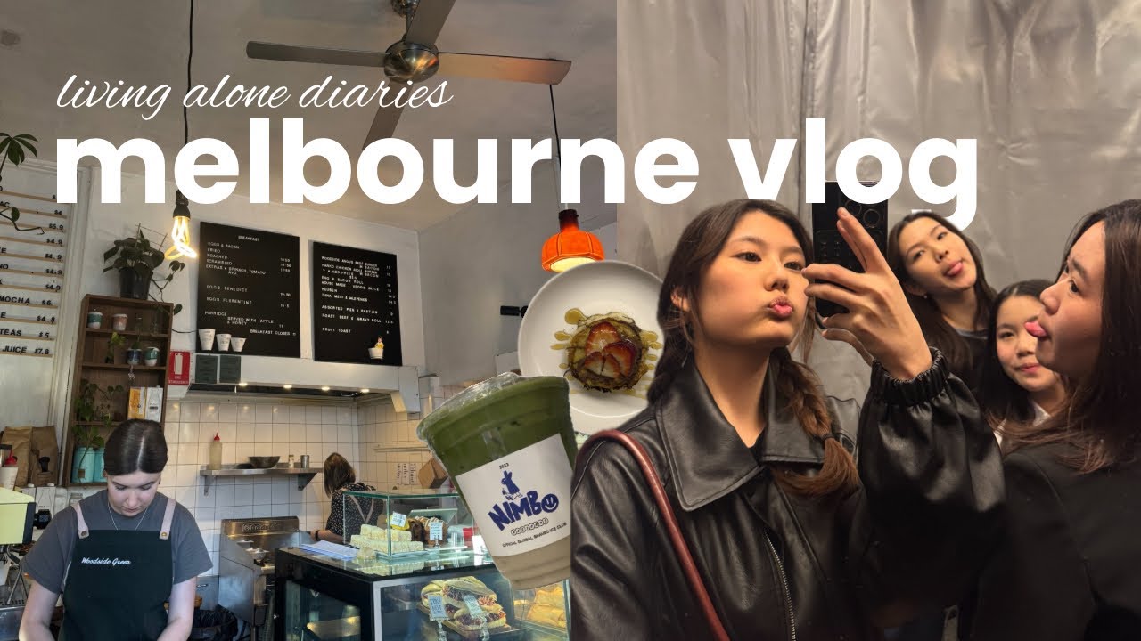 MELBOURNE VLOG ☕️ livng alone as a international student!