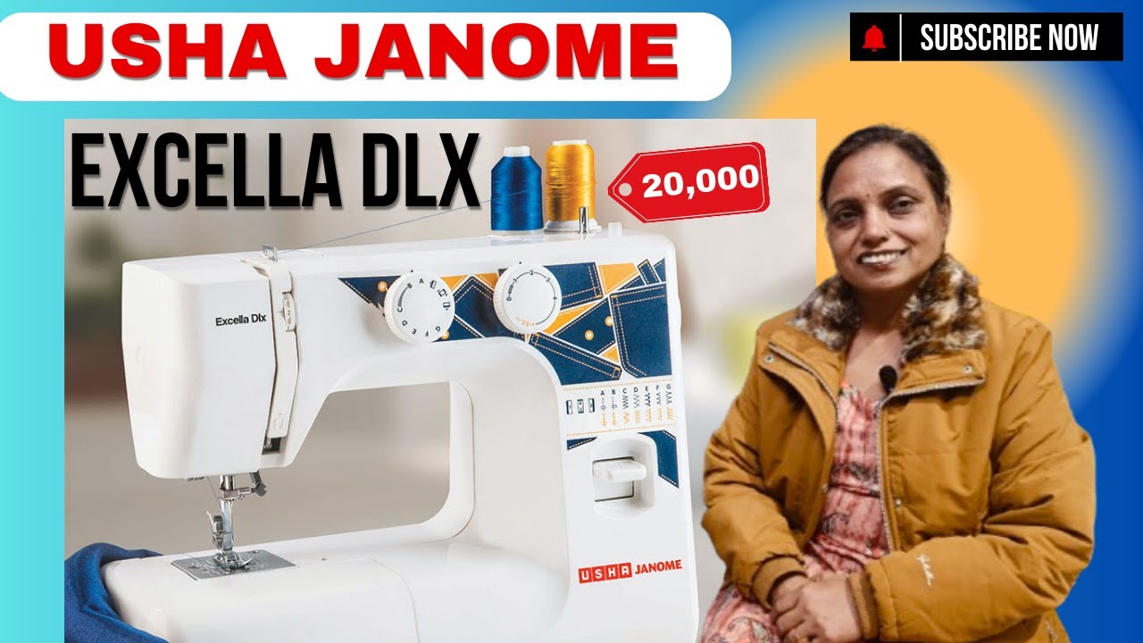 USHA EXCELLA DLX Machine Full Demo By RAJINI MANGLA
