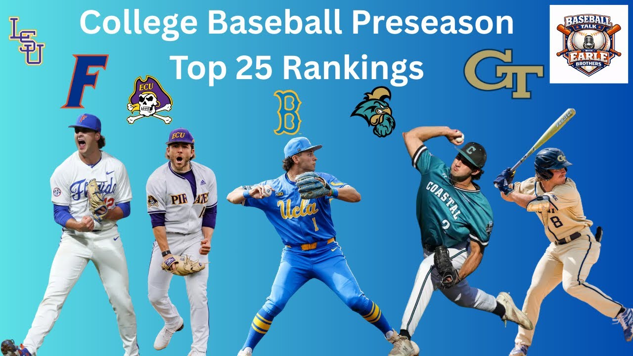 College Baseball Preseason Top 25 Released!