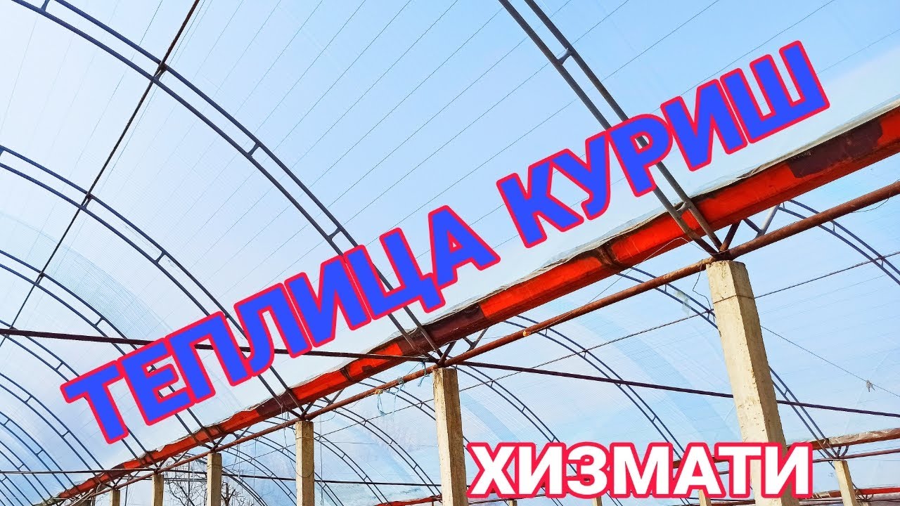 Теплица куриш янгича услуби 📞932441444 Teplitsa qurish xizmati arzon narxlarda