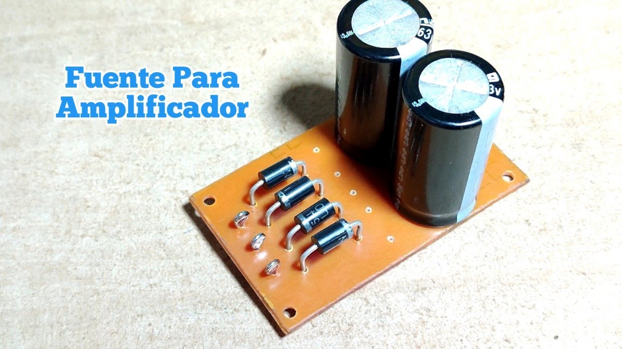 Fuente Para Amplificador 20W a 300W