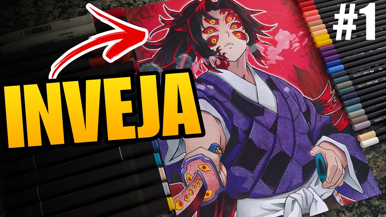 Desenhando o Kokushibo: Lua Superior 1