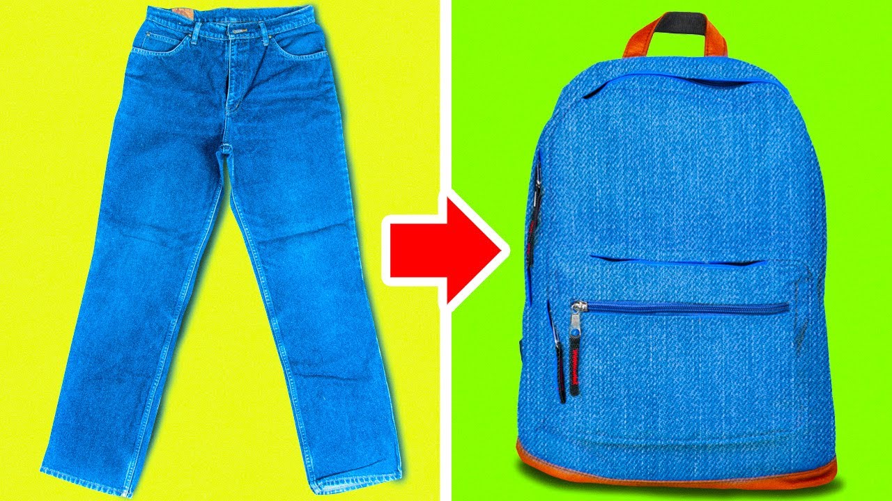 26 TRUCOS Y MANUALIDADES BRILLANTES CON TUS JEANS VIEJOS