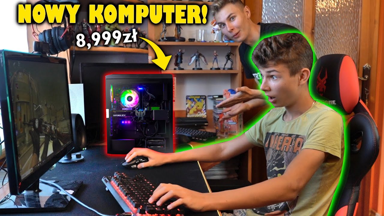 KUPIŁEM BRATU KOMPUTER DO SZKOŁY... - PRANK