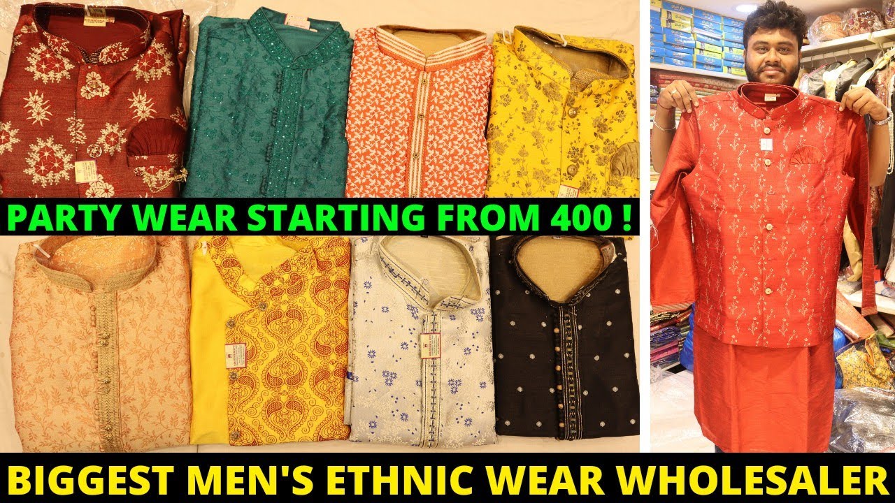 Biggest Sherwani Wholesaler in Kolkata || Puja Special Men's Kurta Collection || Man Mohini & Sons