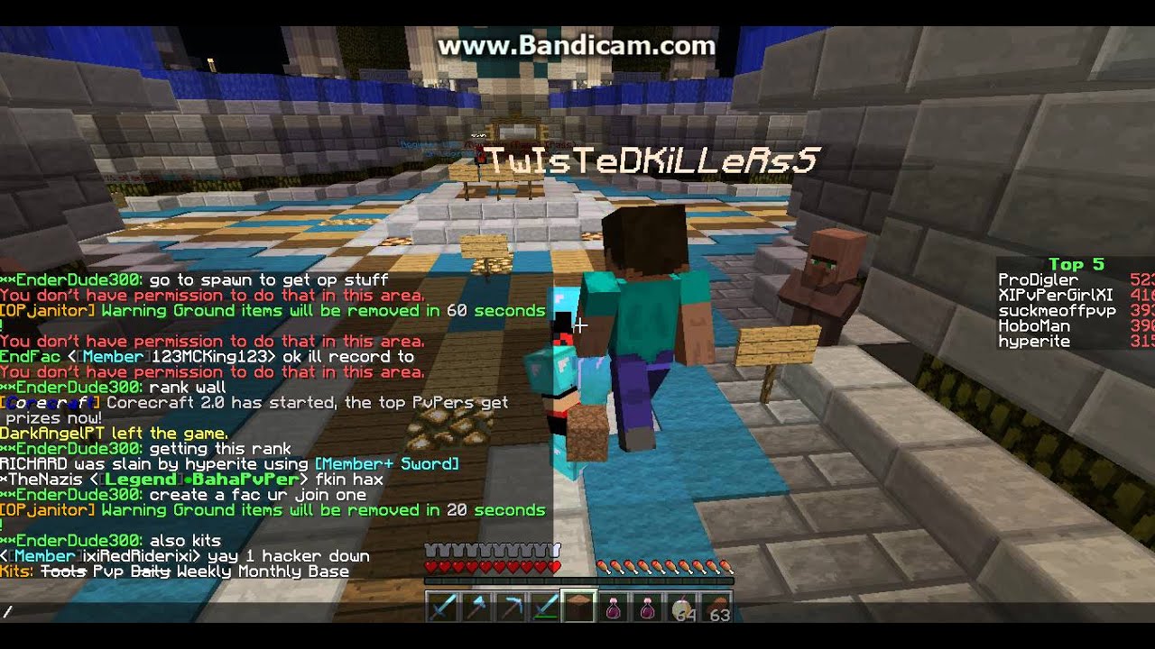 Minecraft : Op Factions [Cracked] Getting A Rank!