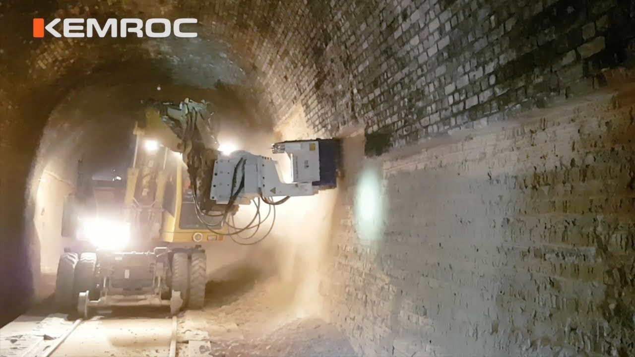 Tunnel renovation with a KEMROC EX planer
