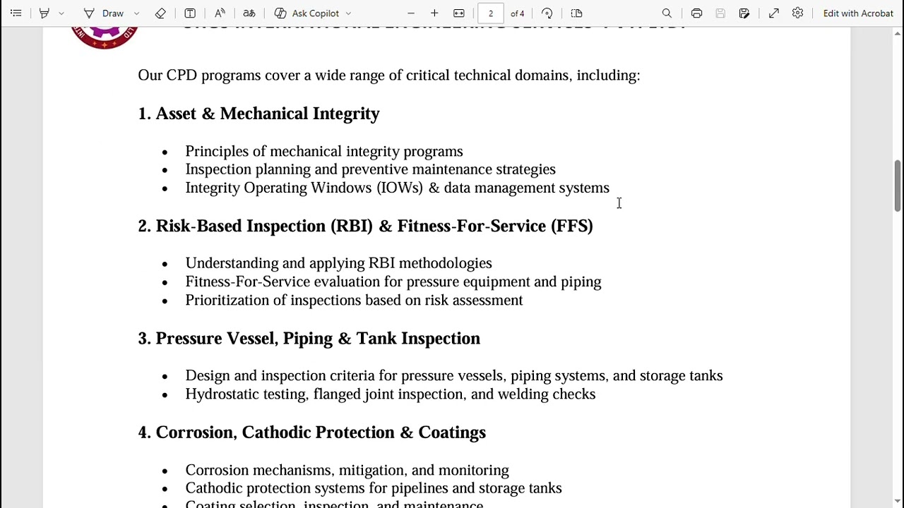 API Certification Renewal – CPD Technical Training for Oil & Gas Professionals | URGS International
