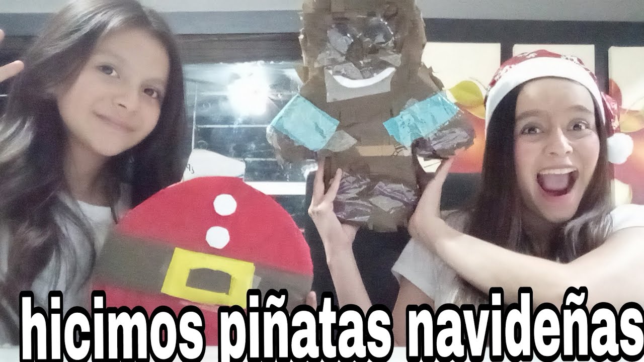 HICIMOS PIÑATAS DE NAVIDAD