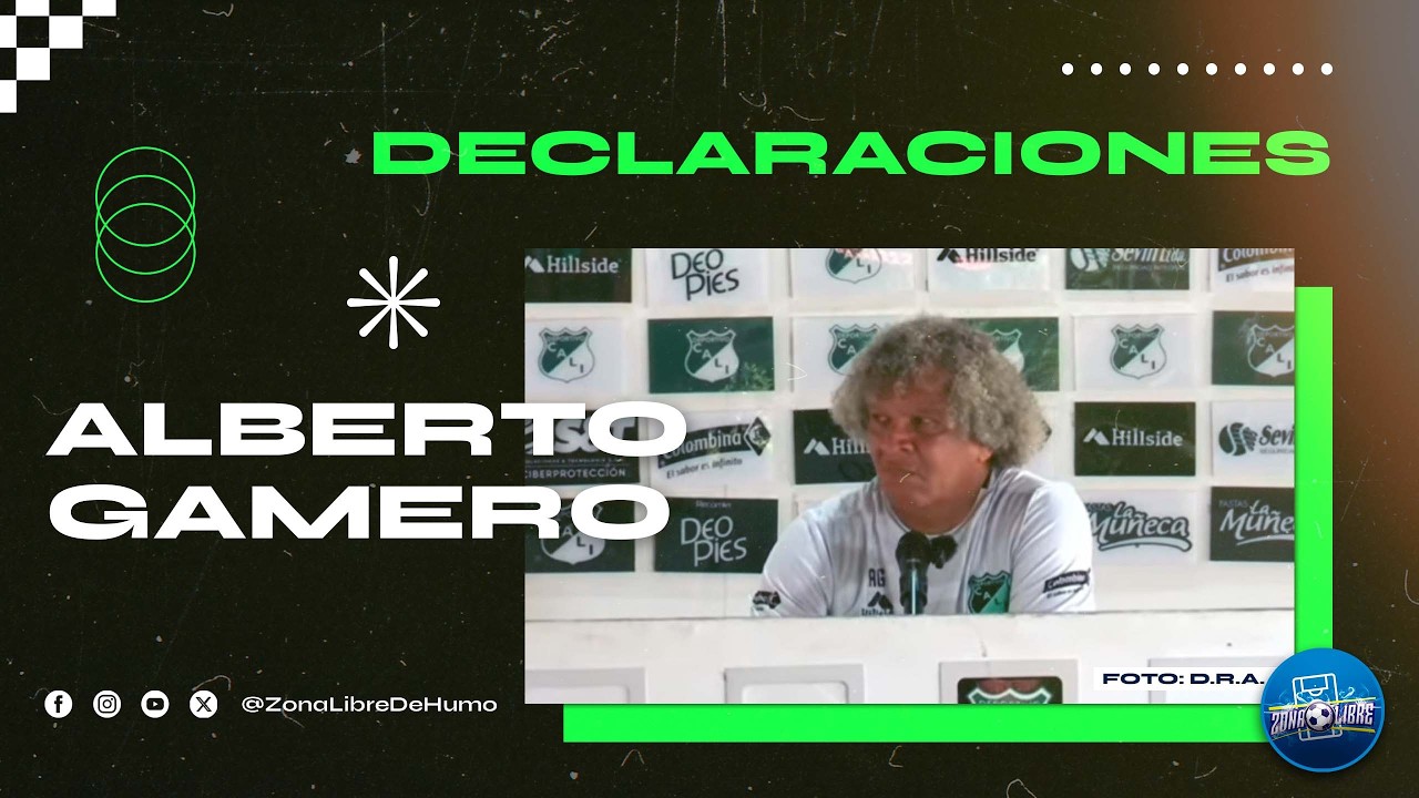Declaraciones de Alberto Gamero en la previa de Deportivo Cali vs Fortaleza por la fecha 16 