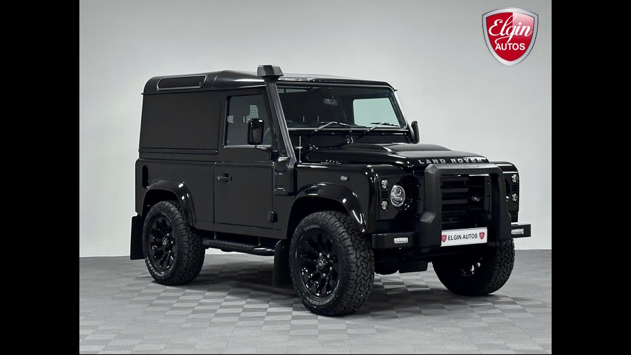 2010 - Land Rover Defender 90 Hardtop 2.4 TDCi - Santorini Black Genuine 39k Miles - Walkround Video