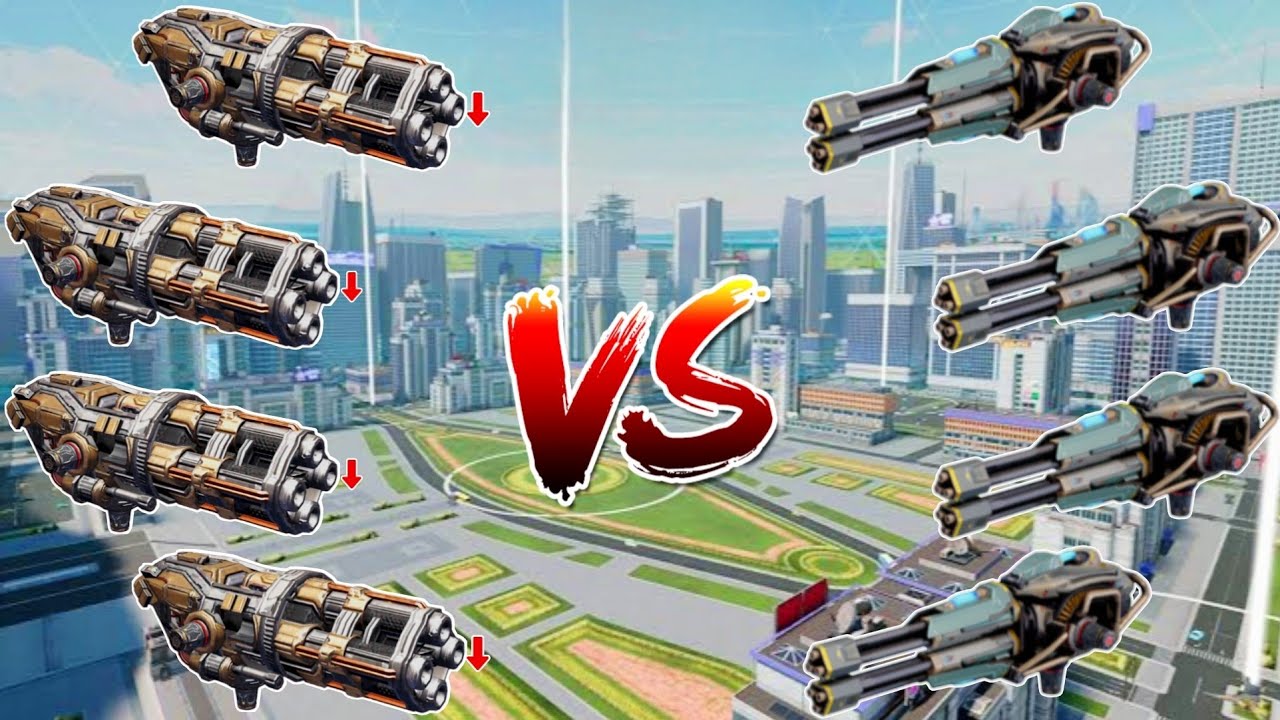 WR🔥 Equalizer VS Tumultus Titan Weapon Comparison ||WAR ROBOTS||