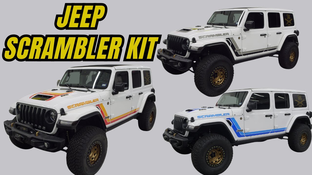 How To Install Your Jeep Scrambler Kit | From Underground Graphics