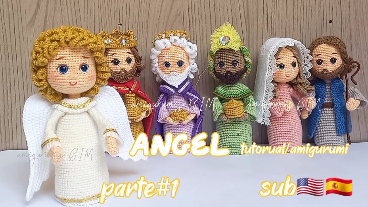 ANGEL #amigurumi #easy first part 1/2 sub esp - ing