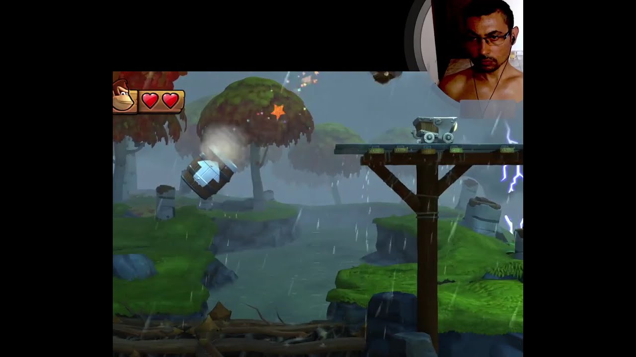 2-4 SawMill Thrill, all puzzles, letters & Secret Exit to 2-A Crumble Cavern DKC Tropical Freeze